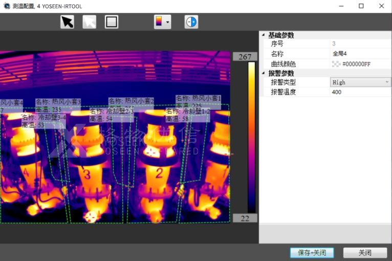 高炉冷却壁热成像监控系统