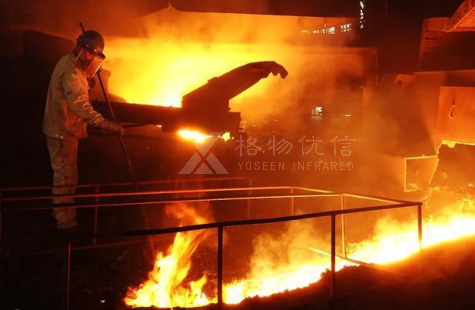 鱼雷罐倾倒铁水流柱红外监测系统